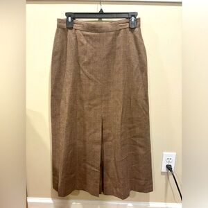 Paul Stuart tweed skirt